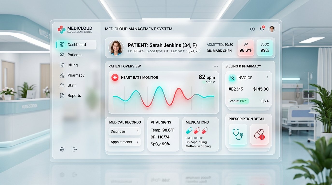 Medvora interface preview