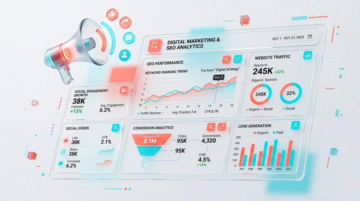 Digital Marketing AI Interface