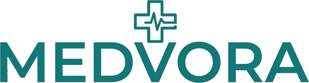 Medvora logo — Hospital Management Platform